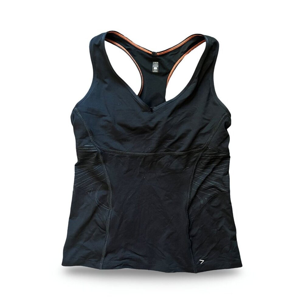 VSX Victoria's Secret Sports Tank Size Large Women's Black Athletic Top